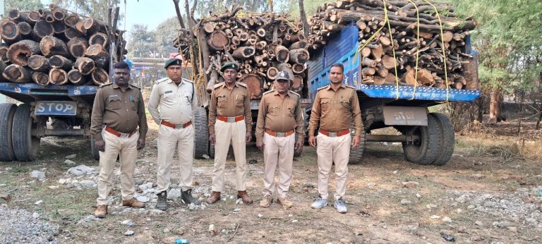 Teonthar News: लकड़ी के अवैध परिवहन के विरुद्ध चाकघाट रेंज वन विभाग की ताबड़तोड़ कार्यवाहियां