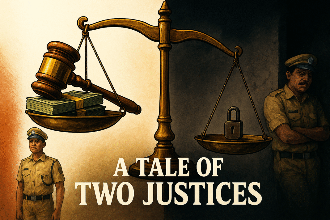 A tale of two justice system